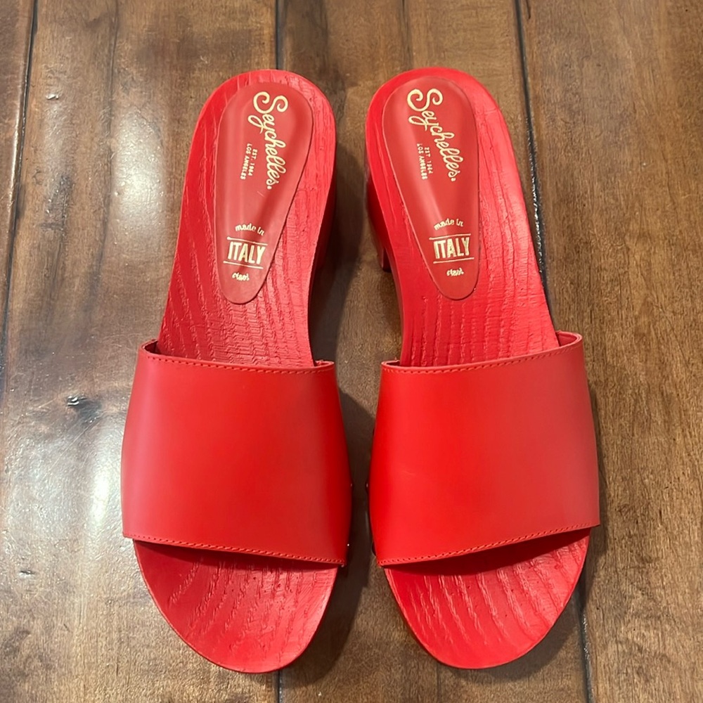 Seychelles Red Sandals
